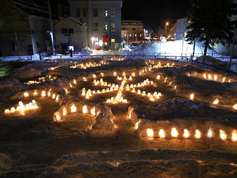 小樽雪あかりの路21 12万本のろうそくが幻想的 マップで迷わず行こう